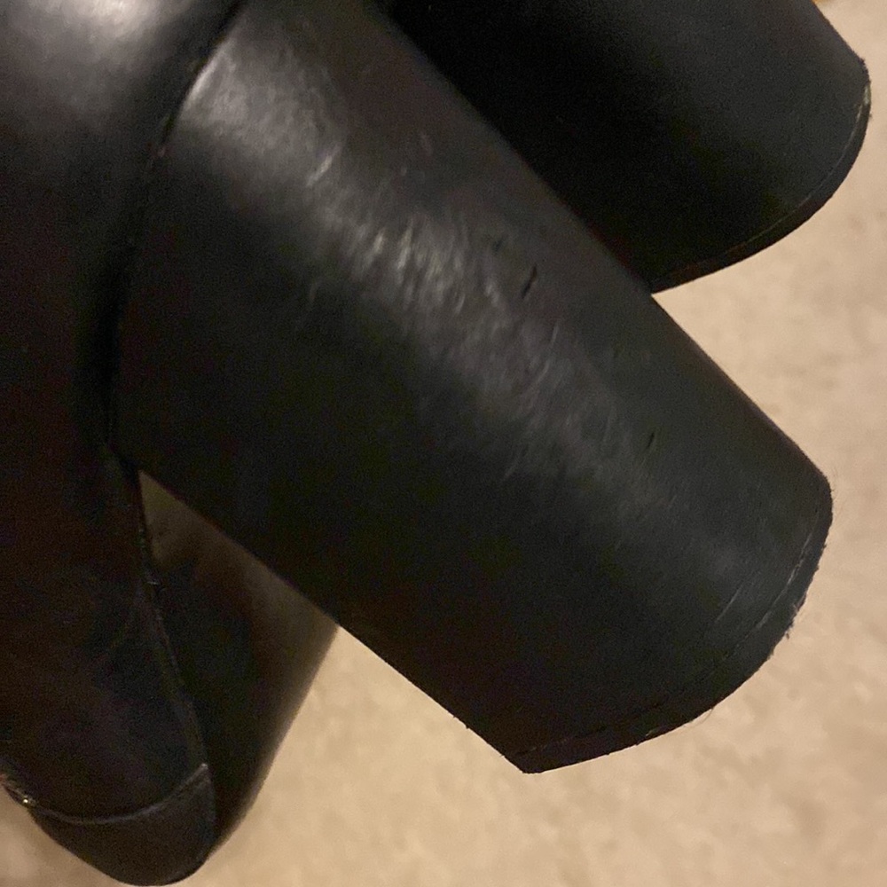SALE🎈Leather Chucky Heel Boots - Picture 13 of 14